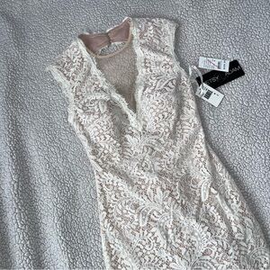 Betsy & Adam Lace bodycon dress